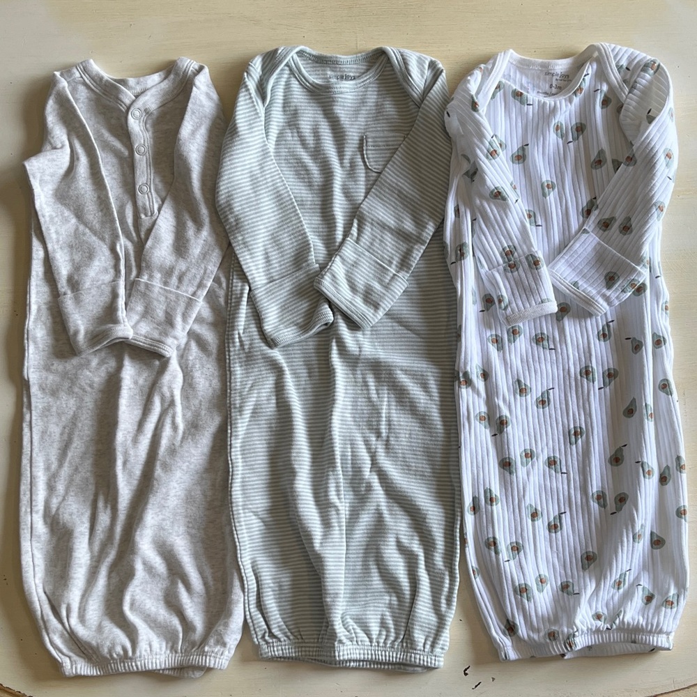 Newborn nightgowns